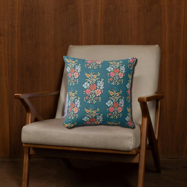 Coussin Modèle Floral hongrois (Créateur téléchargé)