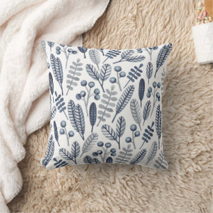 Coussin Modèle floral moderne blanc scandinave