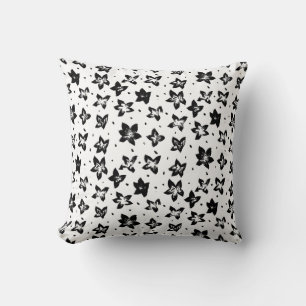 Coussin Modèle floral reconstruit - Goth chromatique