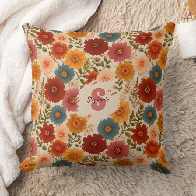 Coussin Modèle floral vintage (Couverture)