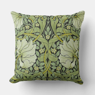 Coussin Modèle floral vintage William Morris Pimpernel