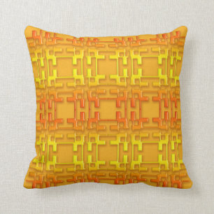 Coussin Modèle géométrique abstrait de gradient