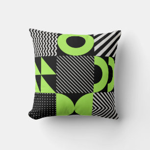 Coussin Modèle géométrique minimaliste, vintage scandinave