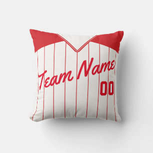 Coussin Modèle personnalisable de baseball Jersey