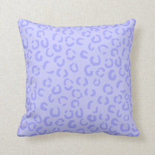 Coussin Modèle pourpre lilas en pastel d'empreinte de