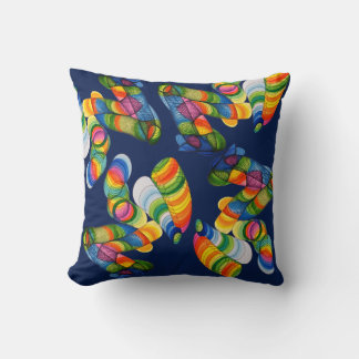 Coussin Modèles de spirales colorées