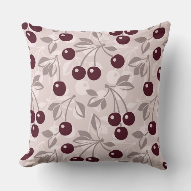 Coussin Modelez avec les cerises 2 (Recto)