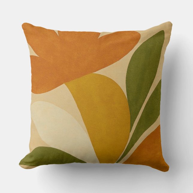 Coussin Modern Abstract Floral Mother’s Day (Recto)