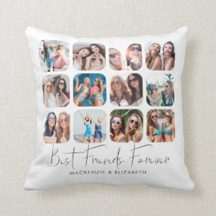 Coussin Modern Best Friends Forever manuscrit 12 Photo