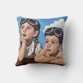 Coussin Modern Cherub Painting - Rembrandt Inspired Art (Verso)