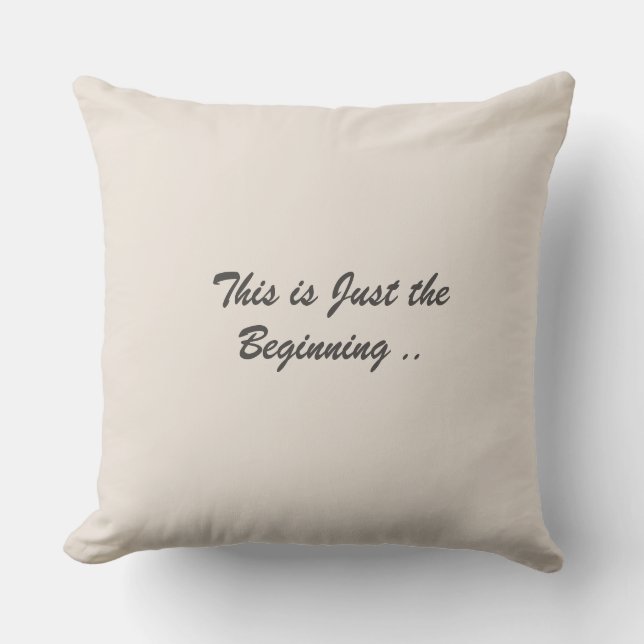 Coussin  Modern elegant motivational quote typography  (Recto)