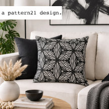 modern line art black and white pattern