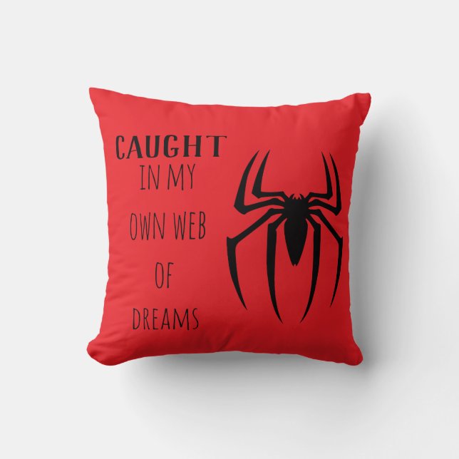Coussin Modern Spider Art Decorative Pillow (Recto)