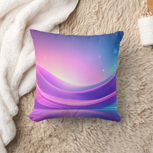 Coussin Modern streaming background, clean minimalistic de (Couverture)