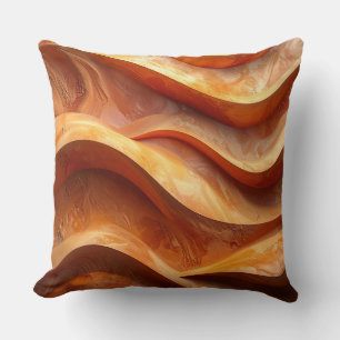 Coussin Modern Terracotta Sculptural Sandstone Pillow