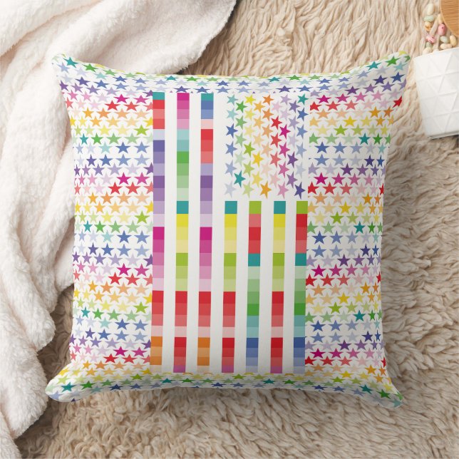 COUSSIN MODERN VERSION MULTICOLOR USA/EEUU FLAG BY MASANSE (Couverture)