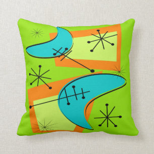 Coussin moderne 5 atomiques de la moitié du sièc