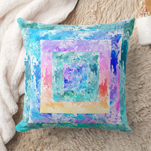 Coussin Moderne Abstrait double face 2 conceptions cadeau (Couverture)