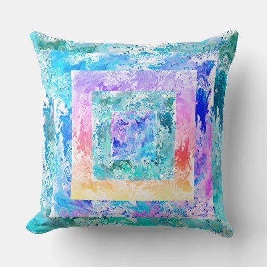 Coussin Moderne Abstrait double face 2 conceptions cadeau  (Recto)