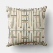 Coussin Moderne Boho Linéaire Géométrique ID1276 (Verso)