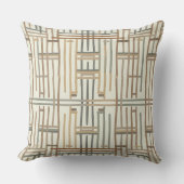 Coussin Moderne Boho Linéaire Géométrique ID1276 (Recto)