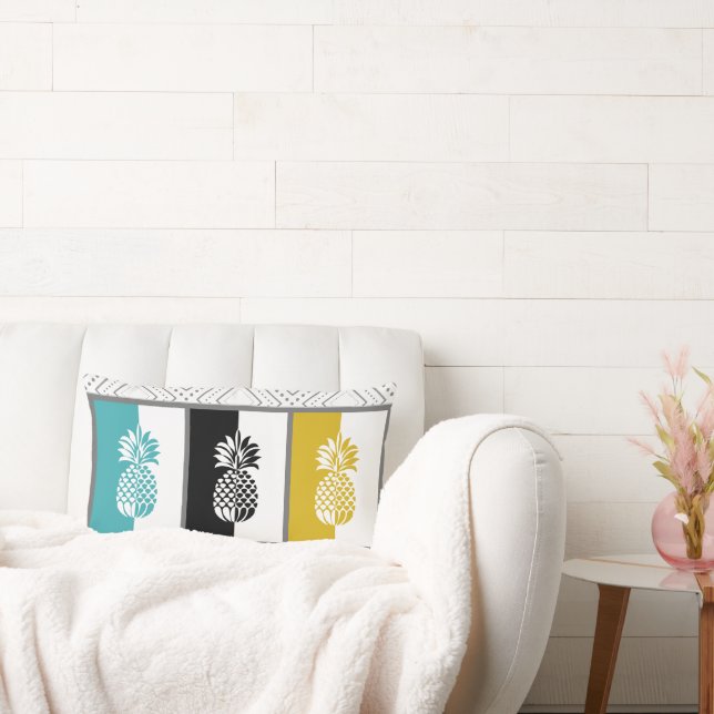 Coussin moderne couleur ananas Lumbar (Canapé)
