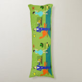 Coussin moderne de corps de couples de la moitié (Devant (Vertical))