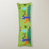 Coussin moderne de corps de couples de la moitié (Dos (Vertical))