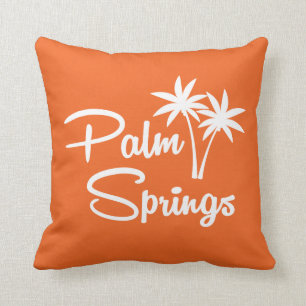 Coussin moderne de Palm Springs au milieu du siècl