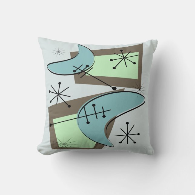 Coussin moderne du milieu du siècle 7 (Recto)