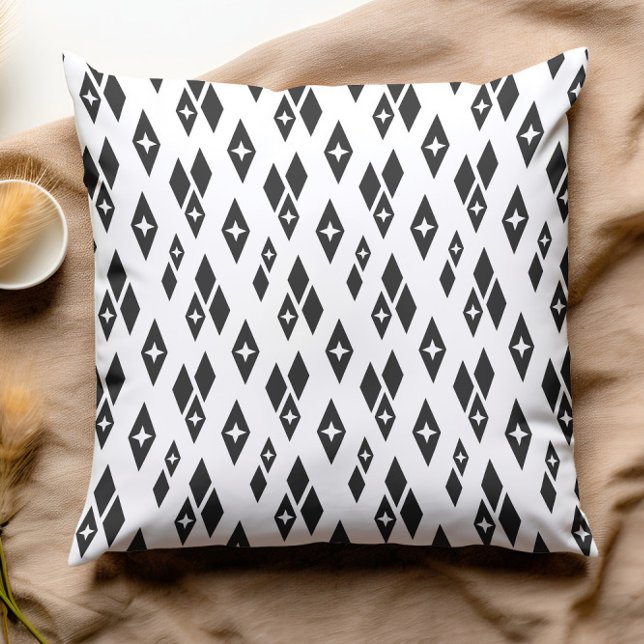 Coussin Moderne du milieu du siècle Diamants atomiques Noi (Créateur téléchargé)