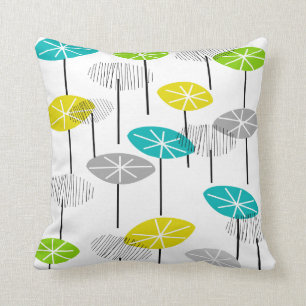 Coussin moderne du milieu du siècle inspiré #740