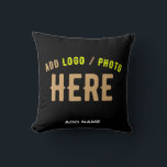 COUSSIN MODERNE ET MODERNE PERSONNALISABLE NOIR VÉRIFIÉ<br><div class="desc">VOUS POUVEZ CHANGER,  REDIMENSIONNER OU AJOUTER LOGO,  PHOTO,  TEXTE ET COULEURS COMME VOUS LE SOUHAITEZ.MERCI.</div>