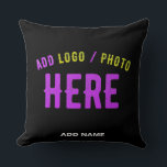 COUSSIN MODERNE ET MODERNE PERSONNALISABLE NOIR VÉRIFIÉ<br><div class="desc">VOUS POUVEZ CHANGER,  REDIMENSIONNER OU AJOUTER LOGO,  PHOTO,  TEXTE ET COULEURS COMME VOUS LE SOUHAITEZ.MERCI.</div>