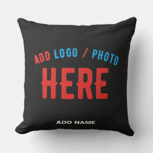 COUSSIN MODERNE ET MODERNE PERSONNALISABLE NOIR VÉRIFIÉ