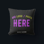 COUSSIN MODERNE ET MODERNE PERSONNALISABLE NOIR VÉRIFIÉ<br><div class="desc">VOUS POUVEZ CHANGER,  REDIMENSIONNER OU AJOUTER LOGO,  PHOTO,  TEXTE ET COULEURS COMME VOUS LE SOUHAITEZ.MERCI.</div>