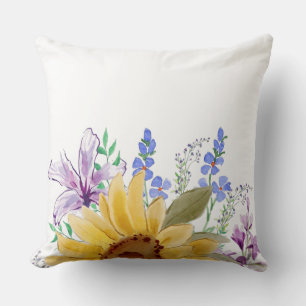 Coussin Moderne floral décoratif tendance famille chic mig