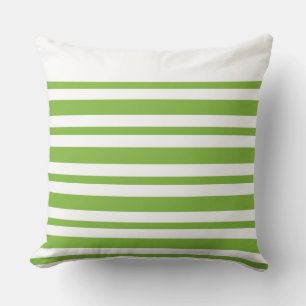 Coussin moderne Green Stripe CH9 par marlodeedesig