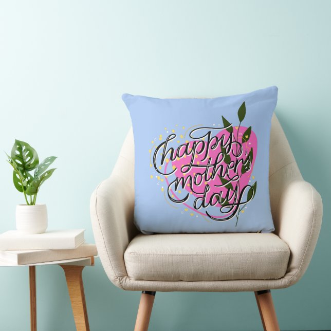 Coussin Moderne Joyeuse Fête des Mères  (Chaise)