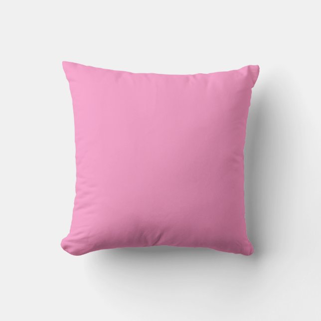Coussin Moderne minimaliste Joli rose (Recto)