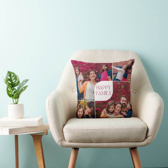 Coussin moderne minimaliste personnalisable (Chaise)