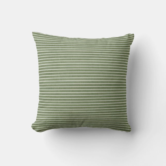 Coussin Moderne minimaliste Vert Grandes Russes (Recto)