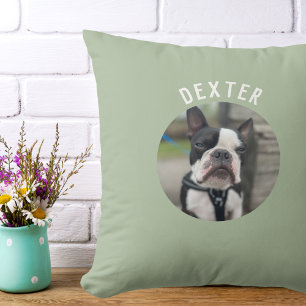 Coussin Moderne Simple Animaux de compagnie Photo Sage Ver