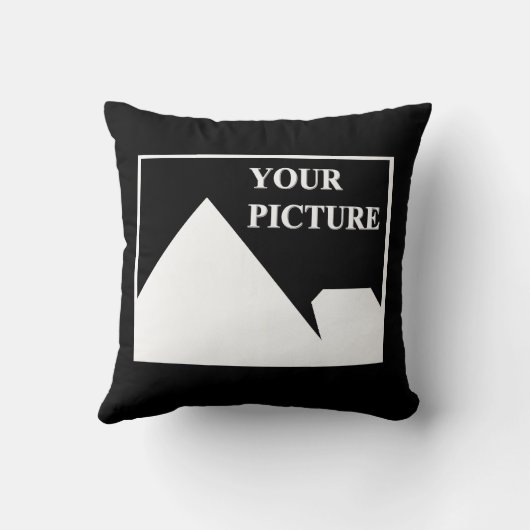 Coussin Moderne simple Créez votre propre image Mariage (Verso)