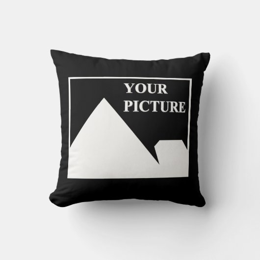 Coussin Moderne simple Créez votre propre image Mariage (Recto)