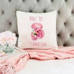 Coussin Moderne Vous Flamazirez Beauté Flamant rose rose<br><div class="desc">Moderne Vous Flamazirez Beauté Flamant rose rose</div>