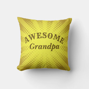 Coussin Modifier le nom et le texte - Grand-père grand-pèr