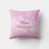 Coussin Modifier Le Nom Texte Nous Avons Fait Un Souhait E (Verso)