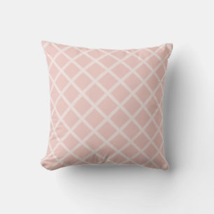 Coussin Modish Blush rose moderne Design Carré Modèle