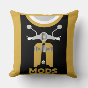Coussin Mods Et Rockers Anglais D'Inspiration vintage